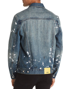 Wesc Paint Splatter Regular Fit Denim Jacket Paint Splatter thumbnail 2