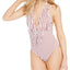Weworewhat Brooklyn Striped Bow-front One-piece Swimsuit Pinstripe Ketchup