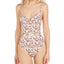 Weworewhat Tortoiseshell Printed Danielle One-piece Swimsuit Tortise Shell