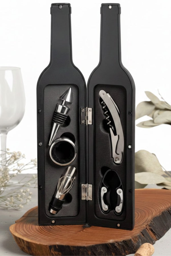 Wine Bottle Accessory Set