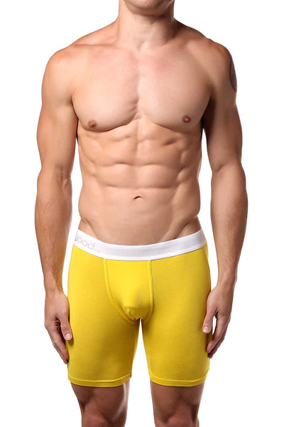 Wood Yellow Biker Brief