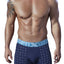 XTREMEN Navy/Azul Printed Boxer Brief