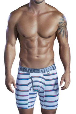 XTREMEN White Open-Fly Microber Boxer Brief thumbnail 1