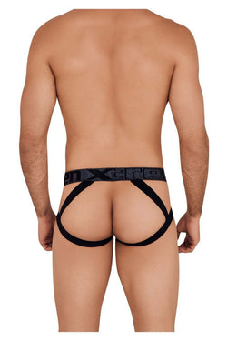 Xtremen Black 91099 Microfiber Mesh Jockstrap thumbnail 2