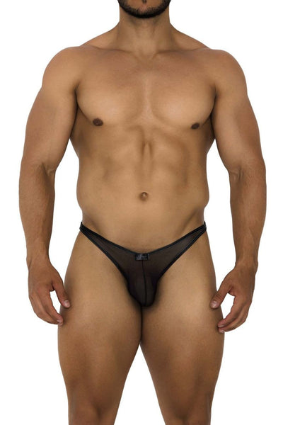 Xtremen Black 91187 Tulle Mesh Bikini