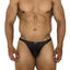 Xtremen Black 91189 Tulle Mesh Thong