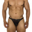 Xtremen Black 91189 Tulle Mesh Thong