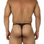 Xtremen Black 91189 Tulle Mesh Thong