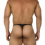 Xtremen Black 91189 Tulle Mesh Thong