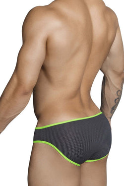 Xtremen Black Grey Blue 91021-3 3PK Briefs thumbnail 2
