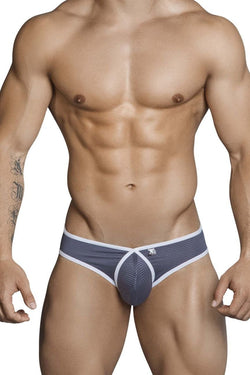 Xtremen Black Grey Blue 91021-3 3PK Briefs thumbnail 4
