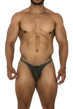Xtremen Green 91187 Tulle Mesh Bikini thumbnail 1