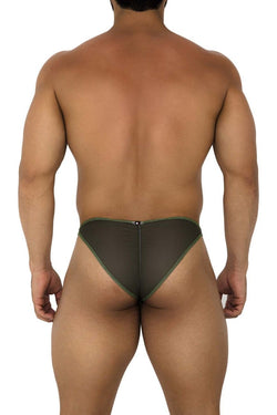 Xtremen Green 91187 Tulle Mesh Bikini thumbnail 2