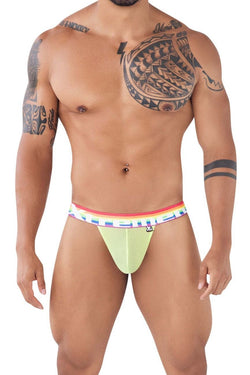 Xtremen Neon Green Pride Mesh Bikini thumbnail 3