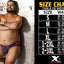 Xtremen Petrol 91086 Microfiber Pride Thongs