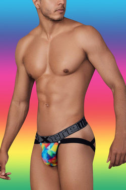 Xtremen Rainbow Prism 91148 Printed Microfiber Jockstrap thumbnail 2