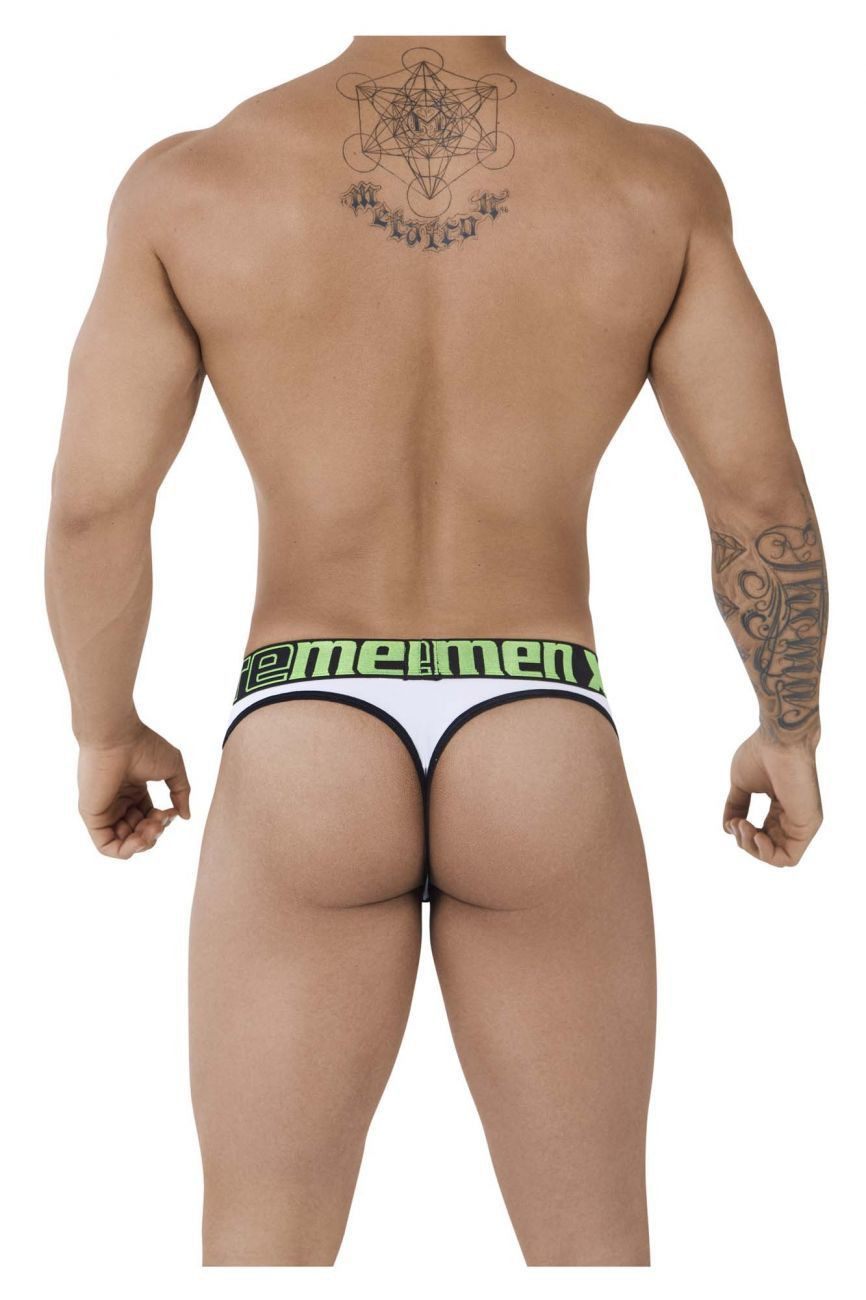 Xtremen White 91086 Microfiber Pride Thongs