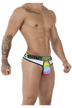 Xtremen White 91086 Microfiber Pride Thongs thumbnail 3