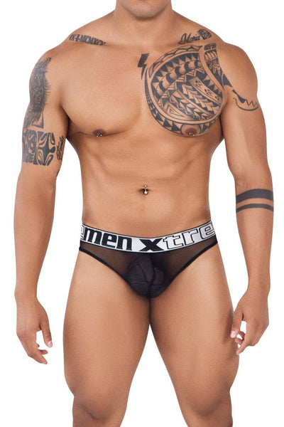 Xtremen black 91137 Mesh Thong