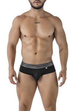 Xtremen Men's Underwear 41315 Cotton Blend Briefs Color Black thumbnail 2