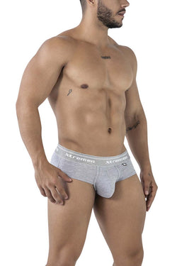 Xtremen Men's Underwear 41315 Cotton Blend Briefs Color Jasper Gray thumbnail 4