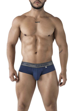 Xtremen Men's Underwear 41315 Cotton Blend Briefs Color Navy thumbnail 2