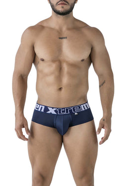 Xtremen Men's Underwear 41316 Microfiber Briefs Color Navy thumbnail 2