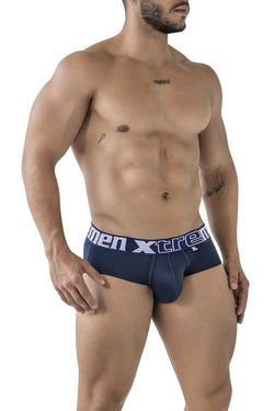 Xtremen Men's Underwear 41316 Microfiber Briefs Color Navy thumbnail 4