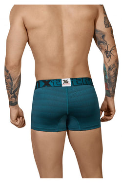 Xtremen Men's Underwear 51449C Geometric Jacquard Trunk Color Petrol thumbnail 3