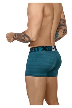 Xtremen Men's Underwear 51449C Geometric Jacquard Trunk Color Petrol thumbnail 4