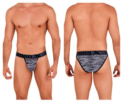 Xtremen Men's Underwear 91098X Microfiber Mesh Bikini Color Black thumbnail 1
