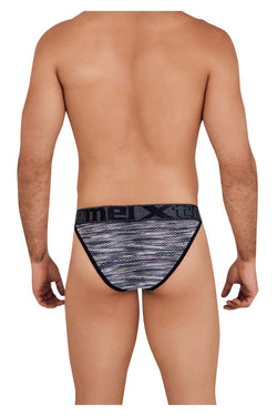 Xtremen Men's Underwear 91098X Microfiber Mesh Bikini Color Black thumbnail 3