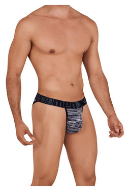 Xtremen Men's Underwear 91098X Microfiber Mesh Bikini Color Black thumbnail 4