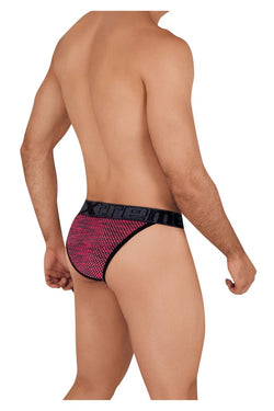 Xtremen Men's Underwear 91098X Microfiber Mesh Bikini Color Red thumbnail 3