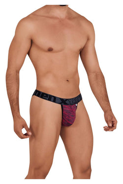 Xtremen Men's Underwear 91098X Microfiber Mesh Bikini Color Red thumbnail 4
