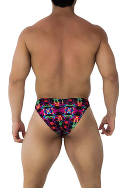 Xtremen Men's Underwear 91172 Printed Bikini Color Bows thumbnail 3