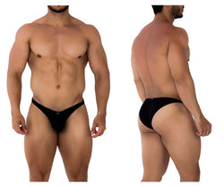 Xtremen Men's Underwear 91177 Microfiber Bikini Color Black thumbnail 1