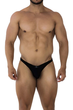 Xtremen Men's Underwear 91177 Microfiber Bikini Color Black thumbnail 2