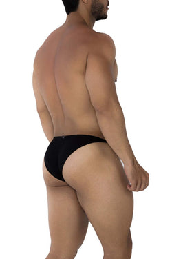 Xtremen Men's Underwear 91177 Microfiber Bikini Color Black thumbnail 3