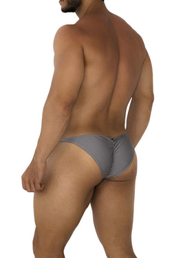 Xtremen Men's Underwear 91179 Microfiber Bikini Color Silver thumbnail 3