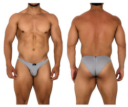 Xtremen Men's Underwear 91186 Mesh Bikini Color Gray thumbnail 1
