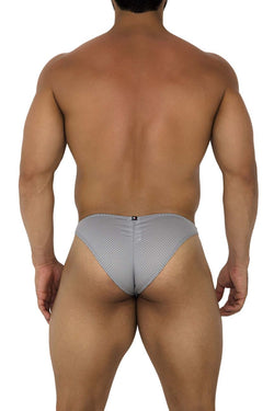 Xtremen Men's Underwear 91186 Mesh Bikini Color Gray thumbnail 3