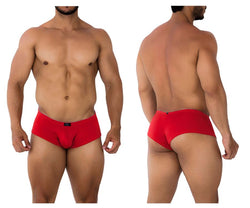Xtremen Men's Underwear 91190 Jacquard Trunks Color Red thumbnail 1