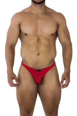 Xtremen Men's Underwear 91192 Jacquard Bikini Color Red thumbnail 2