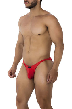 Xtremen Men's Underwear 91192 Jacquard Bikini Color Red thumbnail 4