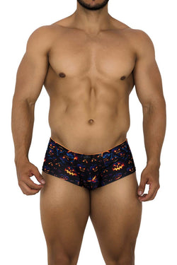 Xtremen Men's Underwear 91193 Printed Trunks Color Pumpkins thumbnail 2