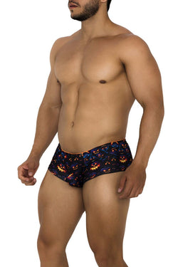Xtremen Men's Underwear 91193 Printed Trunks Color Pumpkins thumbnail 4