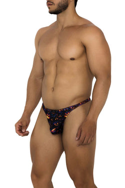 Xtremen Men's Underwear 91194 Printed Thongs Color Pumpkins thumbnail 4