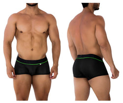 Xtremen Men's Underwear 91196 Jacquard Trunks Color Black thumbnail 1