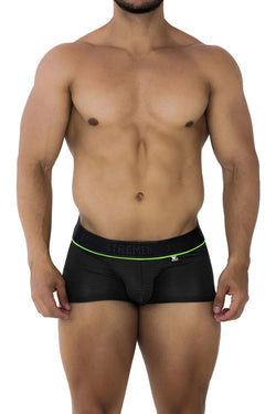 Xtremen Men's Underwear 91196 Jacquard Trunks Color Black thumbnail 2